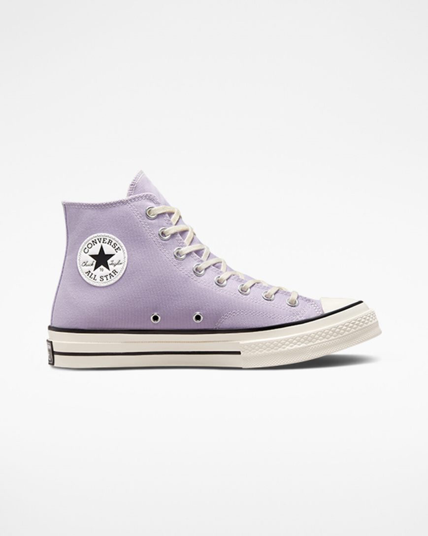 Tenisi Inalti Barbati Converse Chuck 70 Vintage Panza Violet Negrii | RO ISRTO145